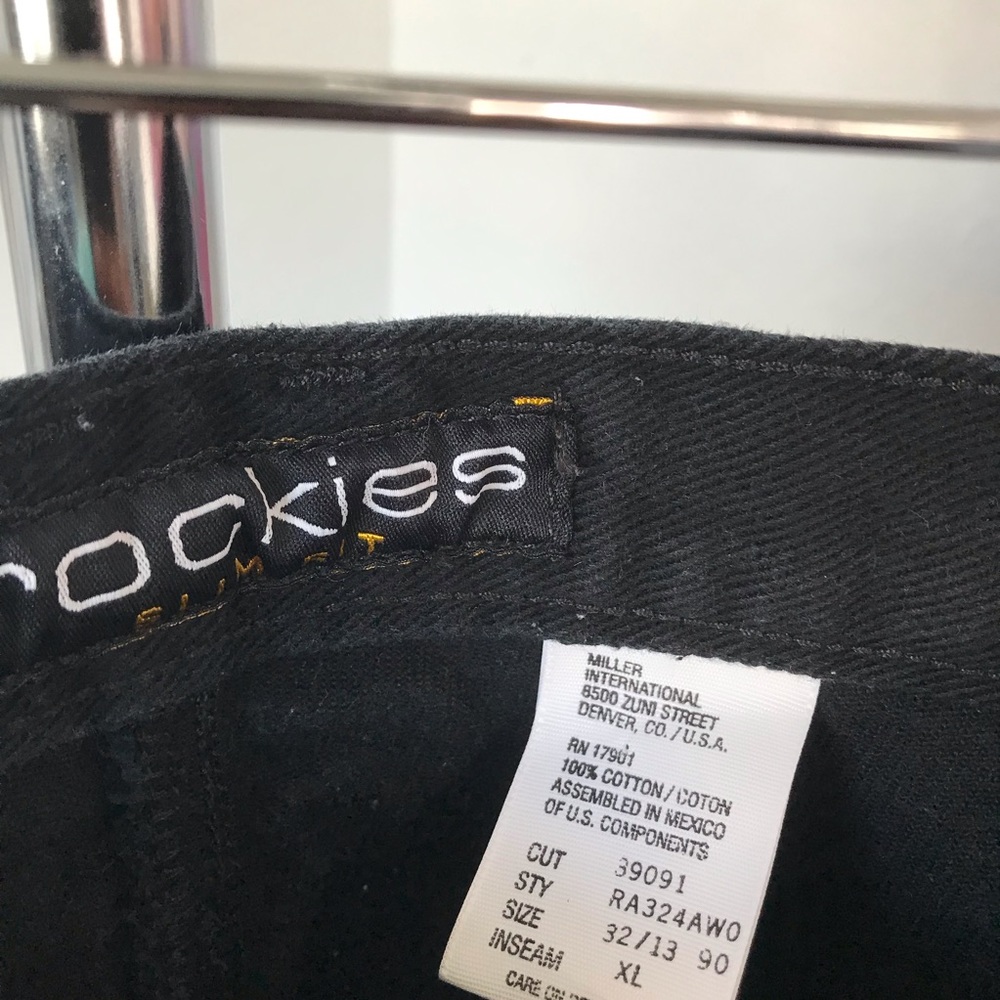 Rockies Slim Fit Dark awash Skinny Jeans Size 32 - Picture 3 of 4